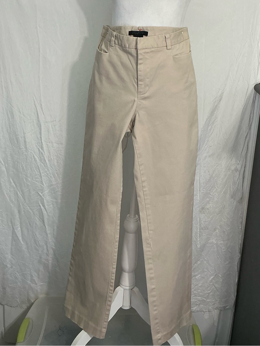 The Limited Light Beige Boot-Cut Flare Pants